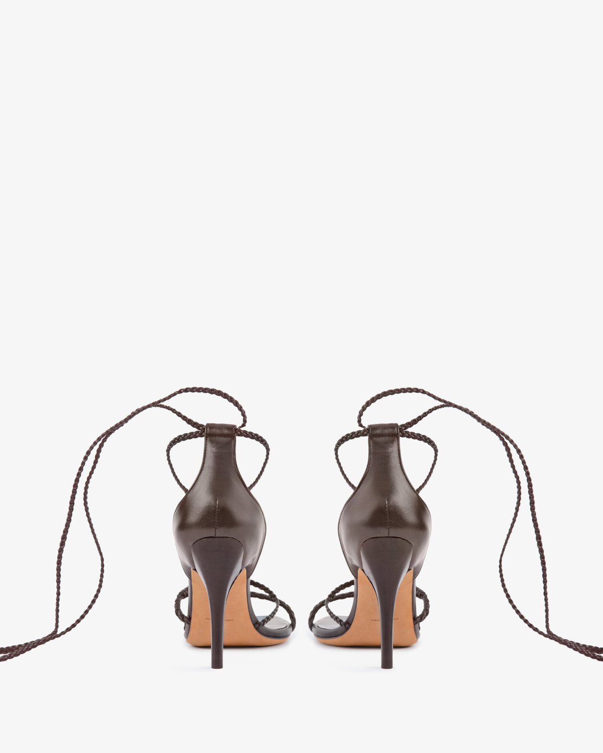 Atlas Sandal Brown Woven Leather