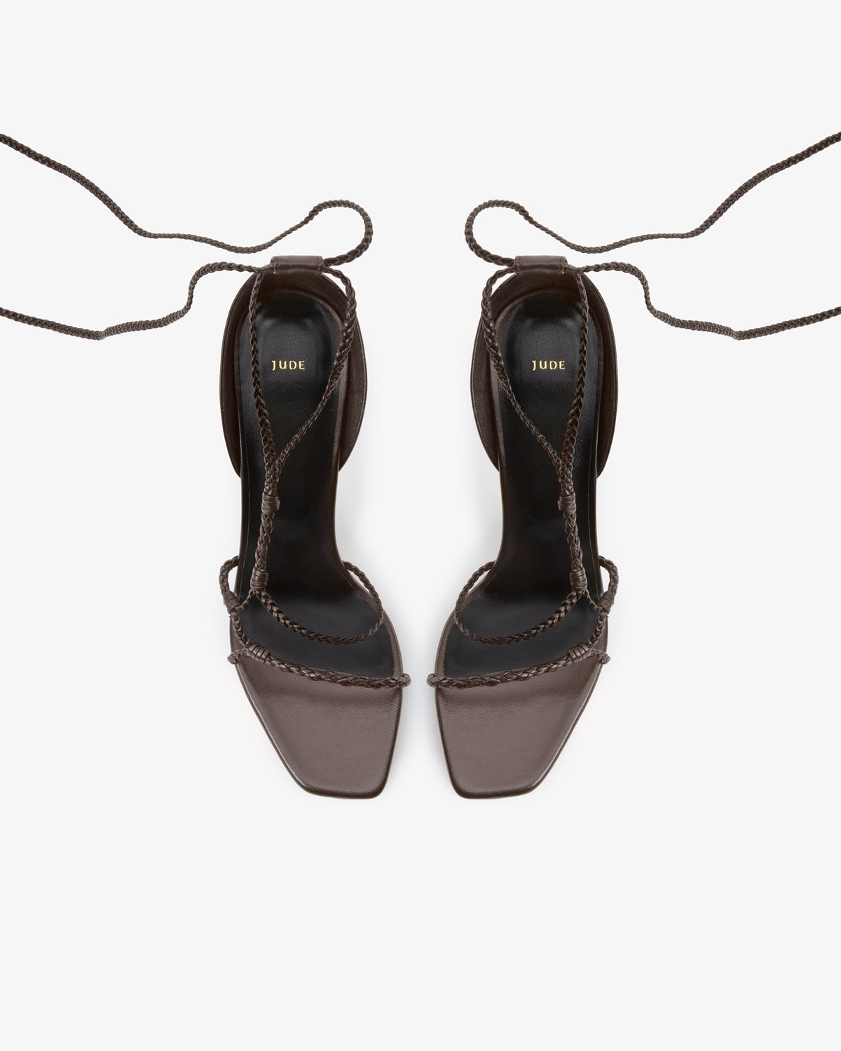 Atlas Sandal Brown Woven Leather