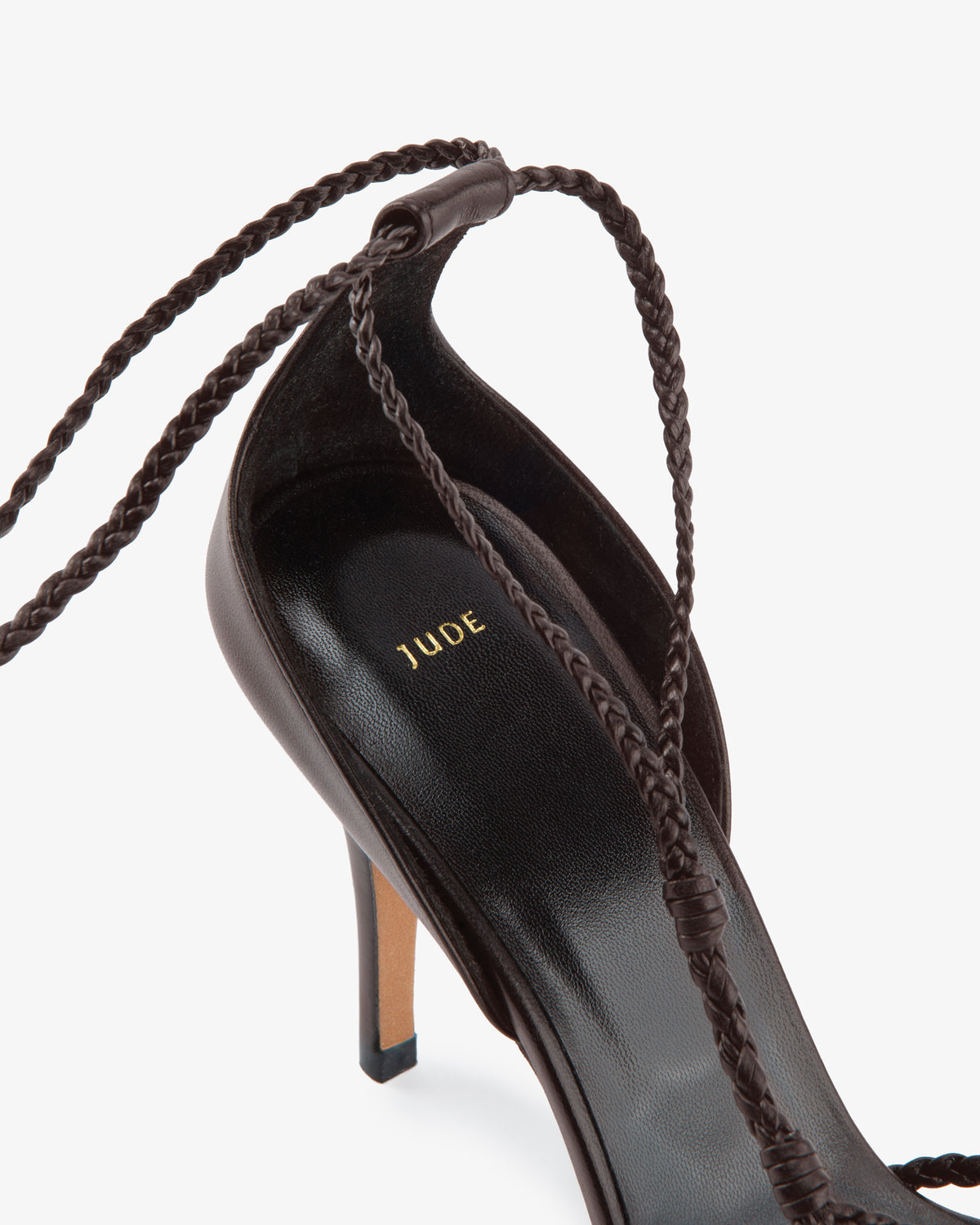 Atlas Sandal Brown Woven Leather