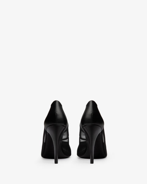Fame Pump in Black Mesh