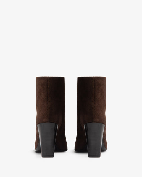 Fete Ankle Boot in Mocha Suede Leather