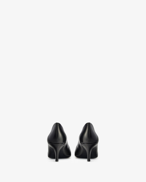 Blade Pump in Black Nappa Leather