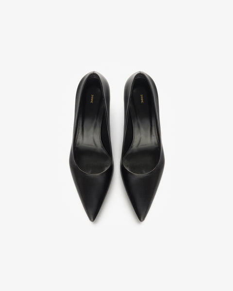 Blade Pump in Black Nappa Leather