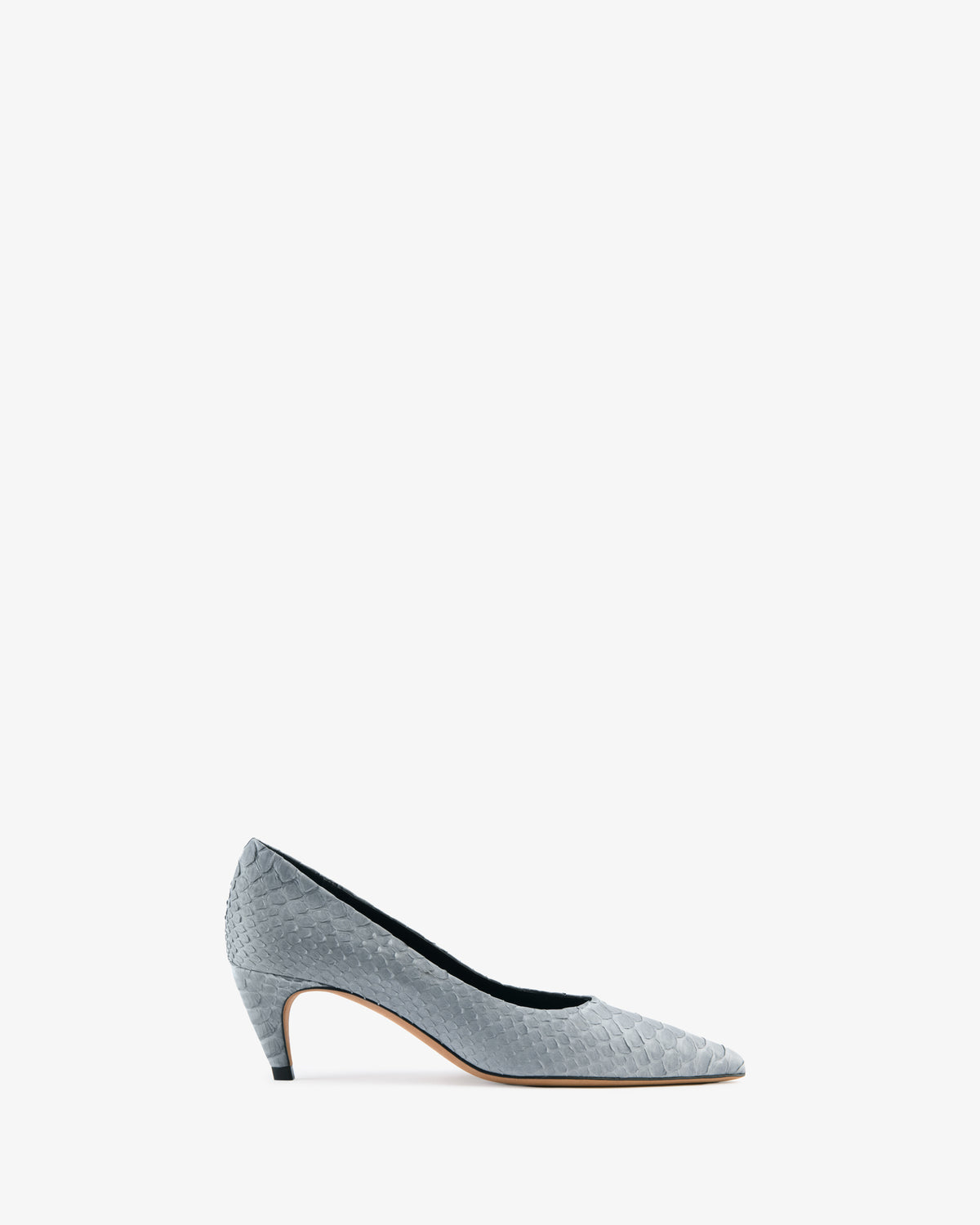 Blade Pump Grey Python Leather