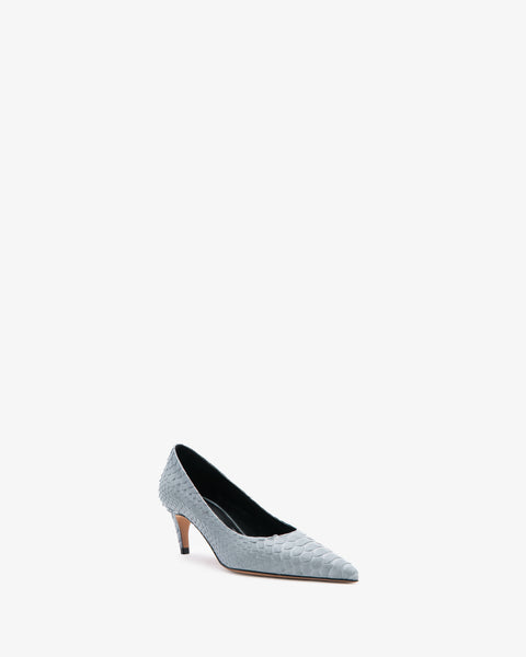 Blade Pump Grey Python Leather