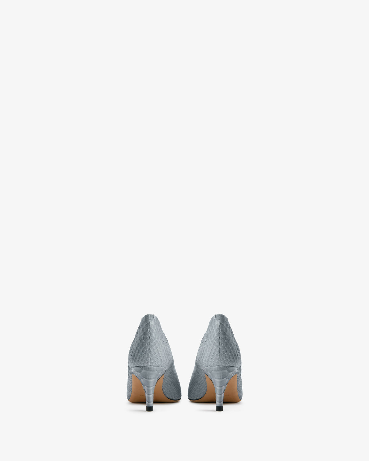 Blade Pump Grey Python Leather