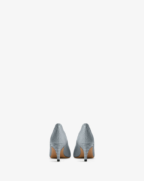 Blade Pump Grey Python Leather