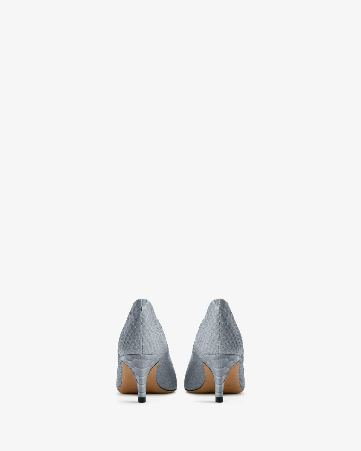 Blade Pump Grey Python Leather