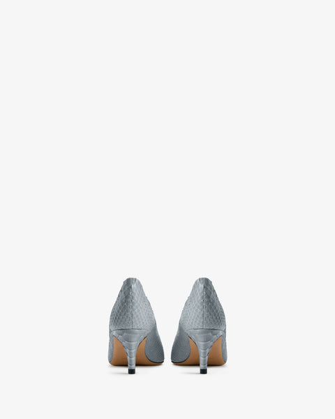 Blade Pump Grey Python Leather