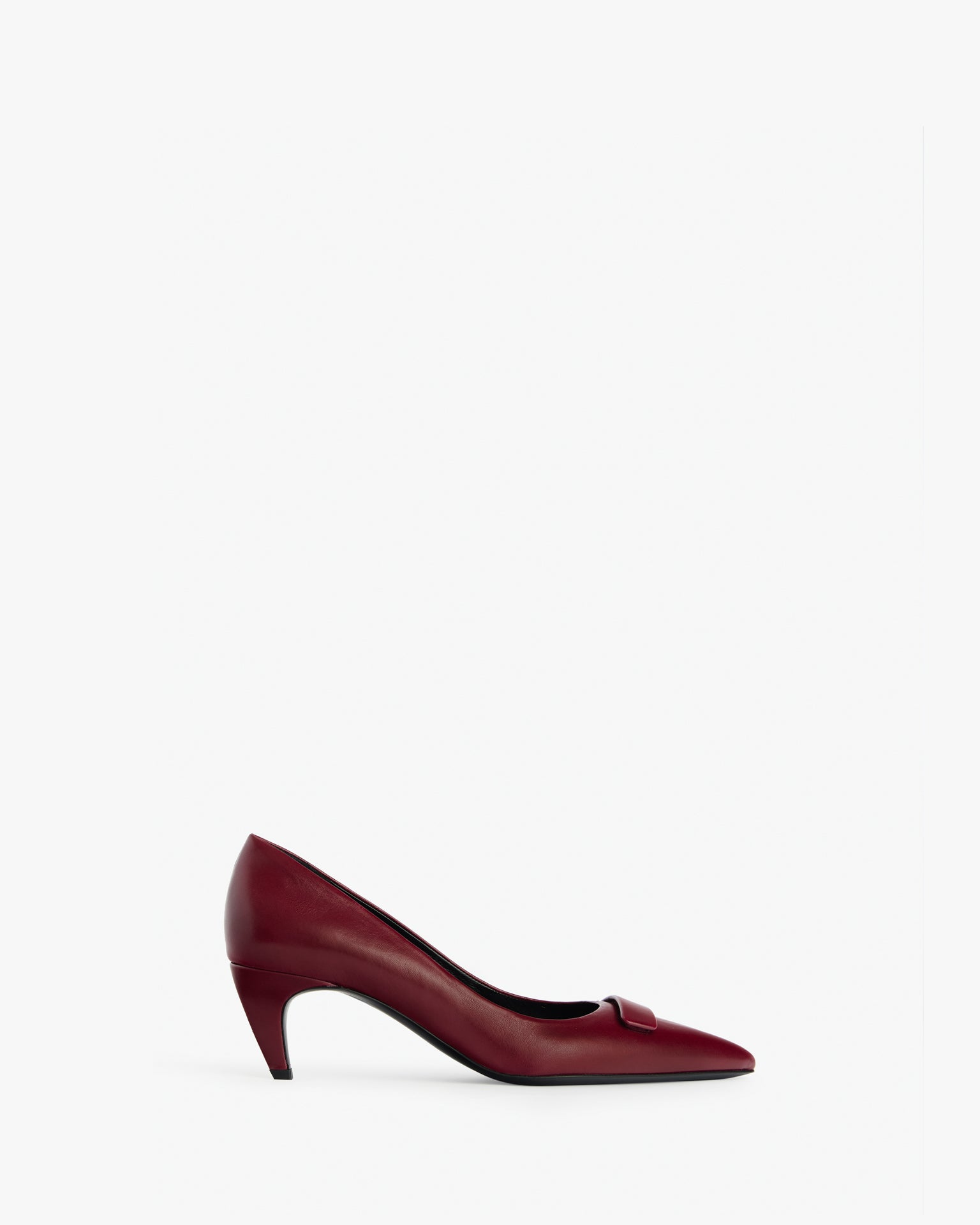 Blade Pump in Bordeaux Leather