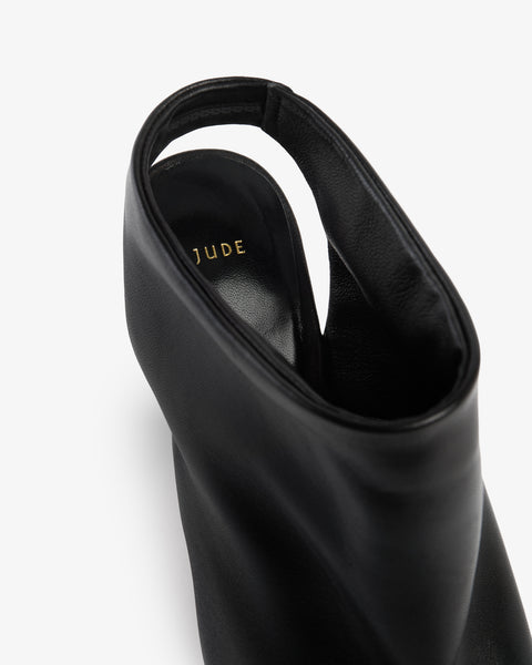 Bloom Sandal Black Leather