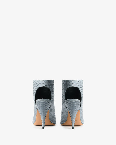 Bloom Sandal Grey Python Leather