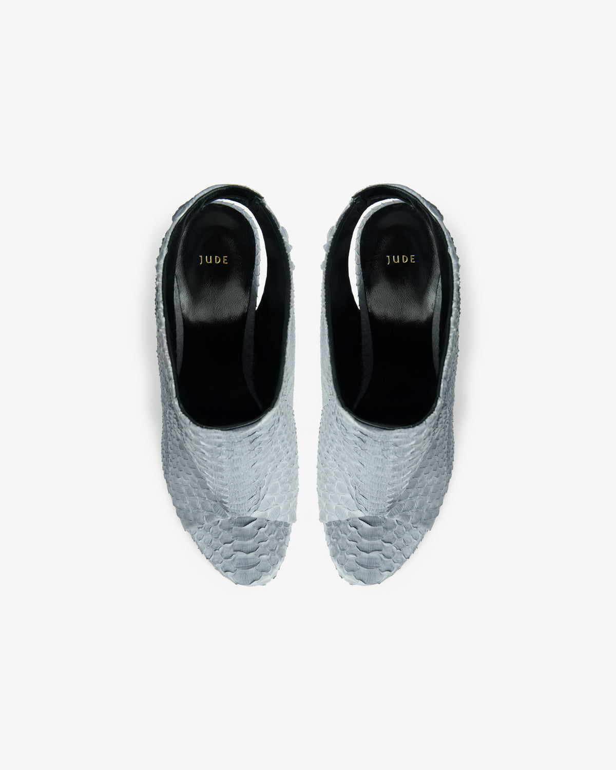 Bloom Sandal Grey Python Leather