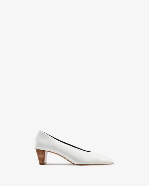 Bonnie Pump White Leather