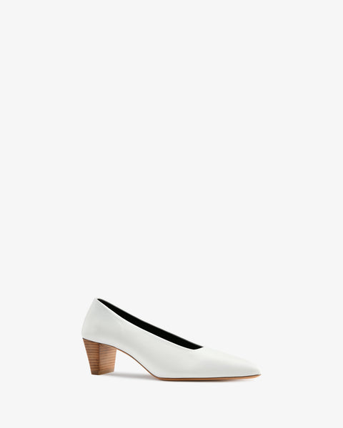 Bonnie Pump White Leather