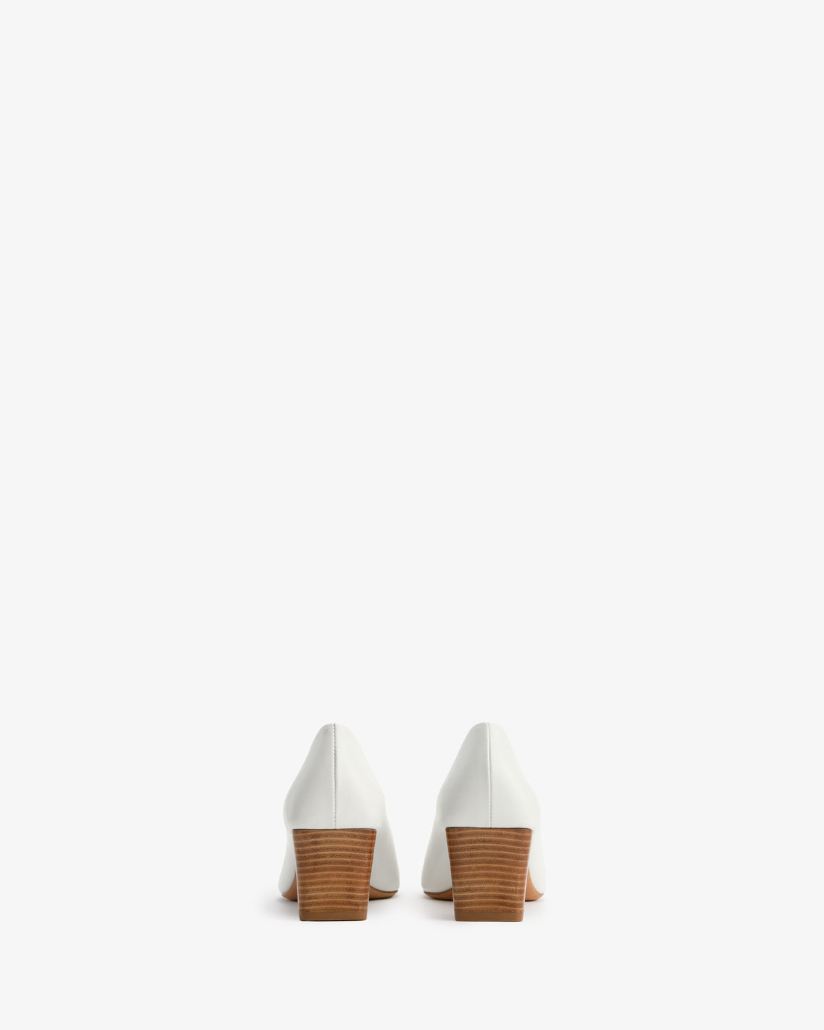 Bonnie Pump White Leather