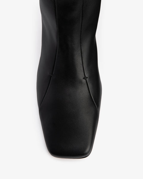 Brody Ankle Boot Black Lamb Leather