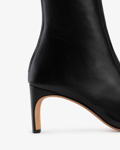 Brody Ankle Boot Black Lamb Leather