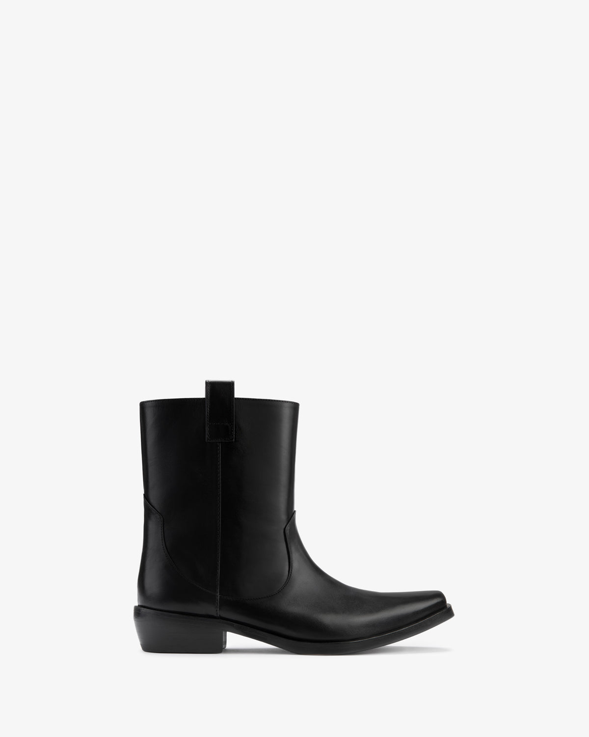 Cas Ankle Boot Black Leather