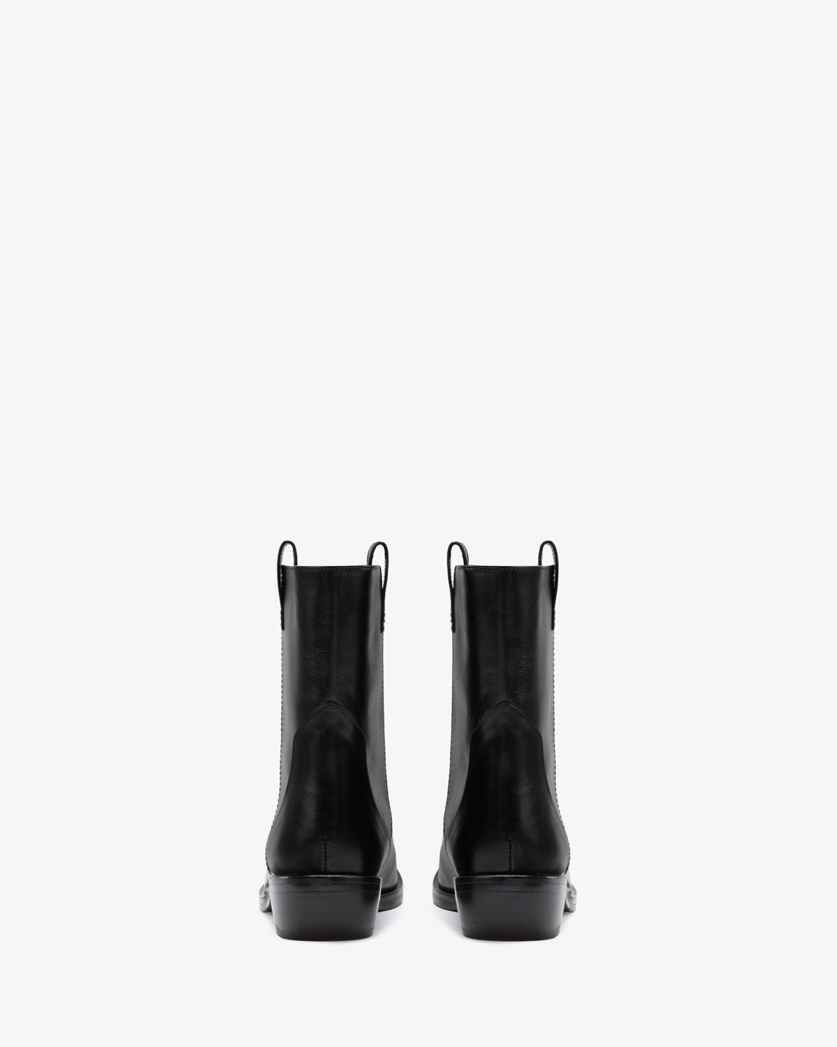 Cas Ankle Boot Black Leather
