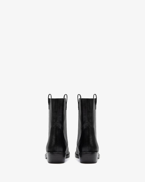 Cas Ankle Boot Black Leather