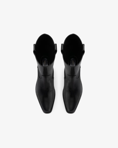 Cas Ankle Boot Black Leather