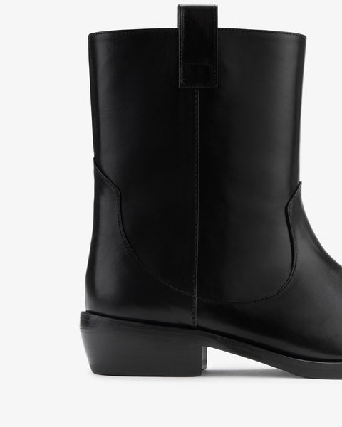 Cas Ankle Boot Black Leather