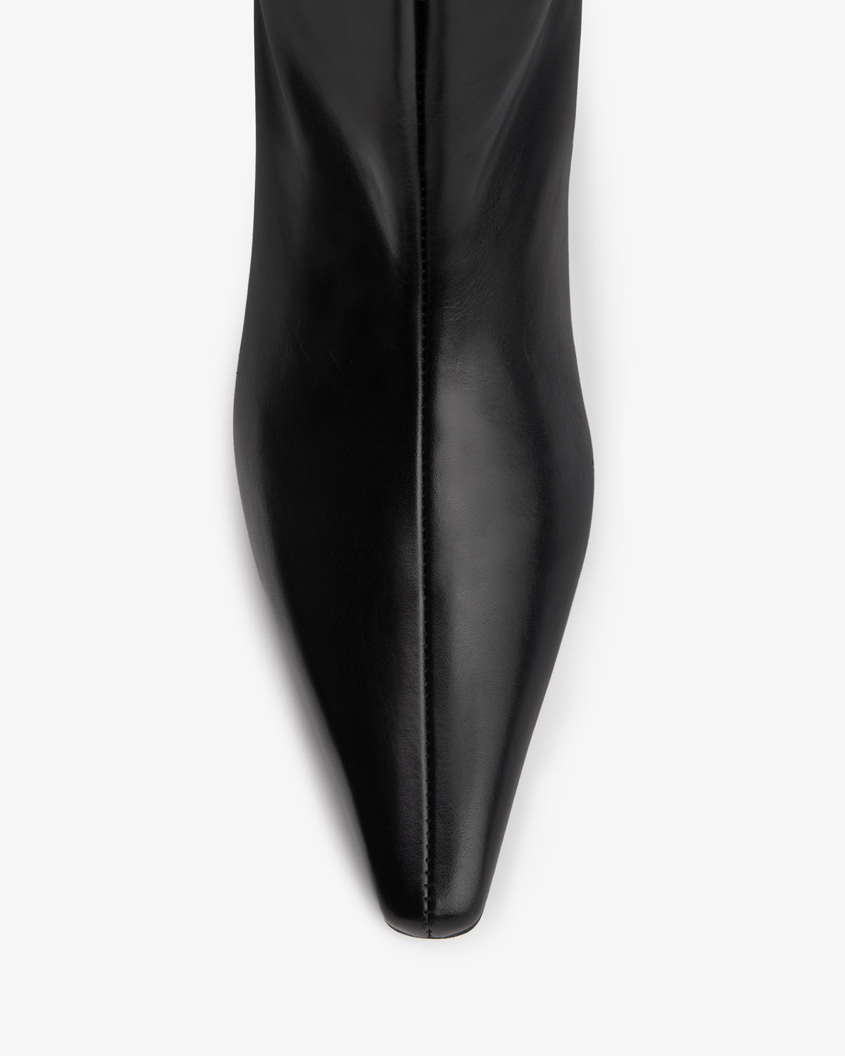 Cave Mid Calf Boot Black Nappa Leather