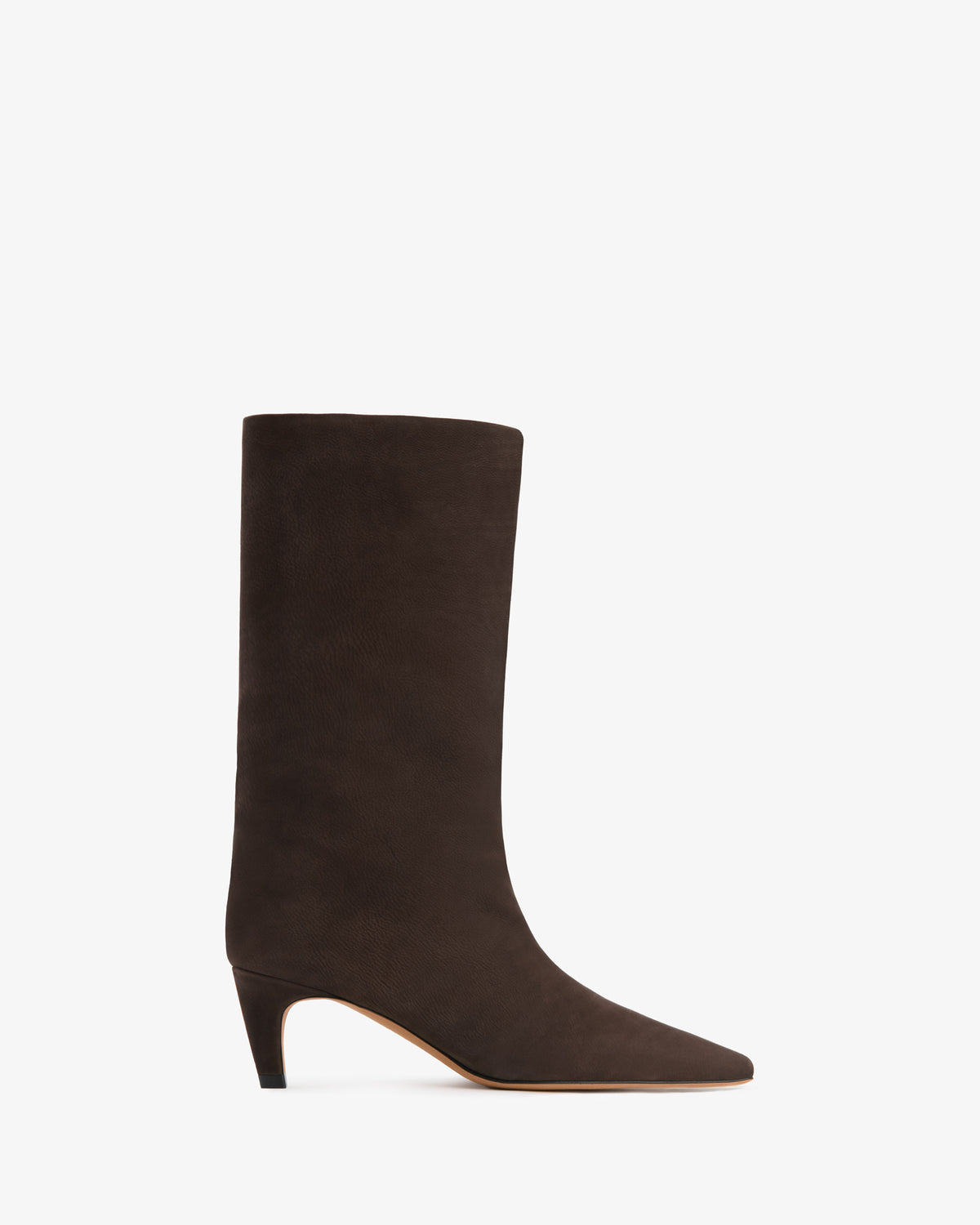 Cave Mid Calf Boot Brown Nubuck Leather