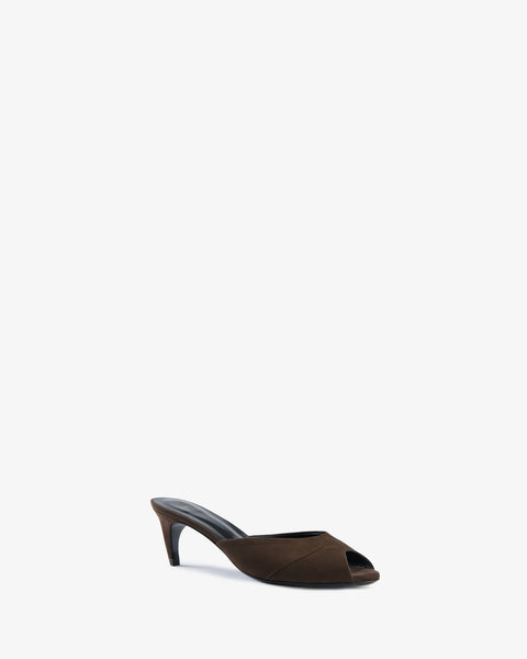 Cave Mule Brown Nubuck Leather