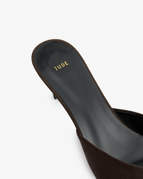 Cave Mule Brown Nubuck Leather