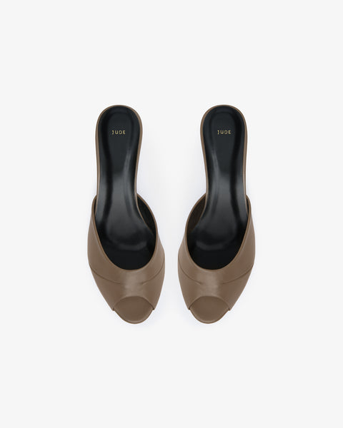 Cave Mule Clay Brown Leather