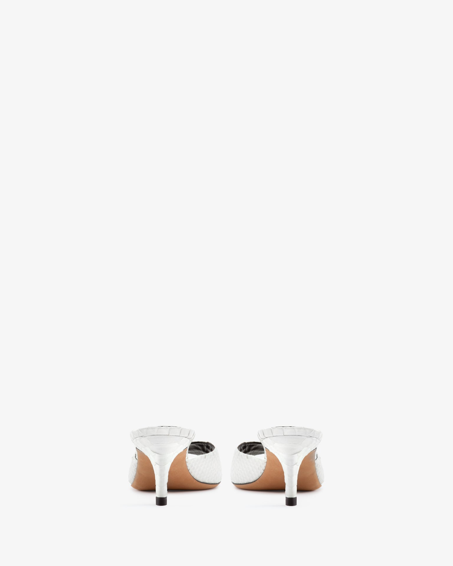 Cave Mule White Python Leather – JUDE