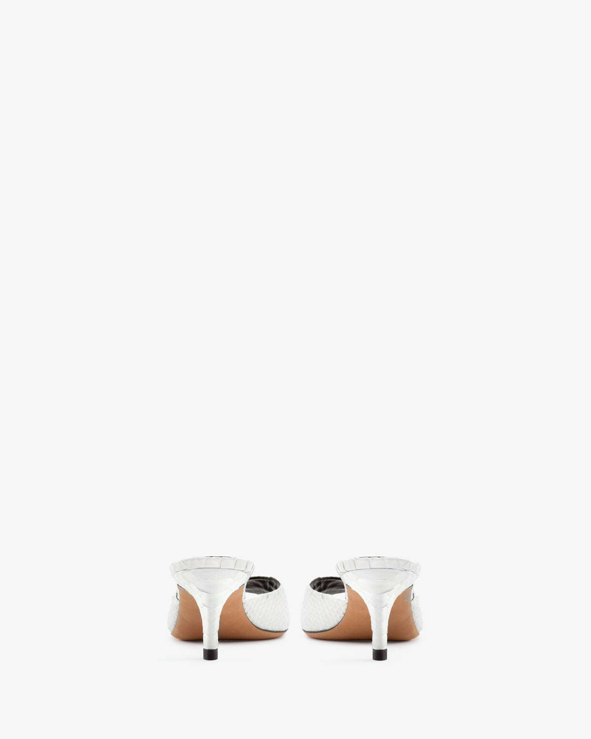 Cave Mule White Python Leather
