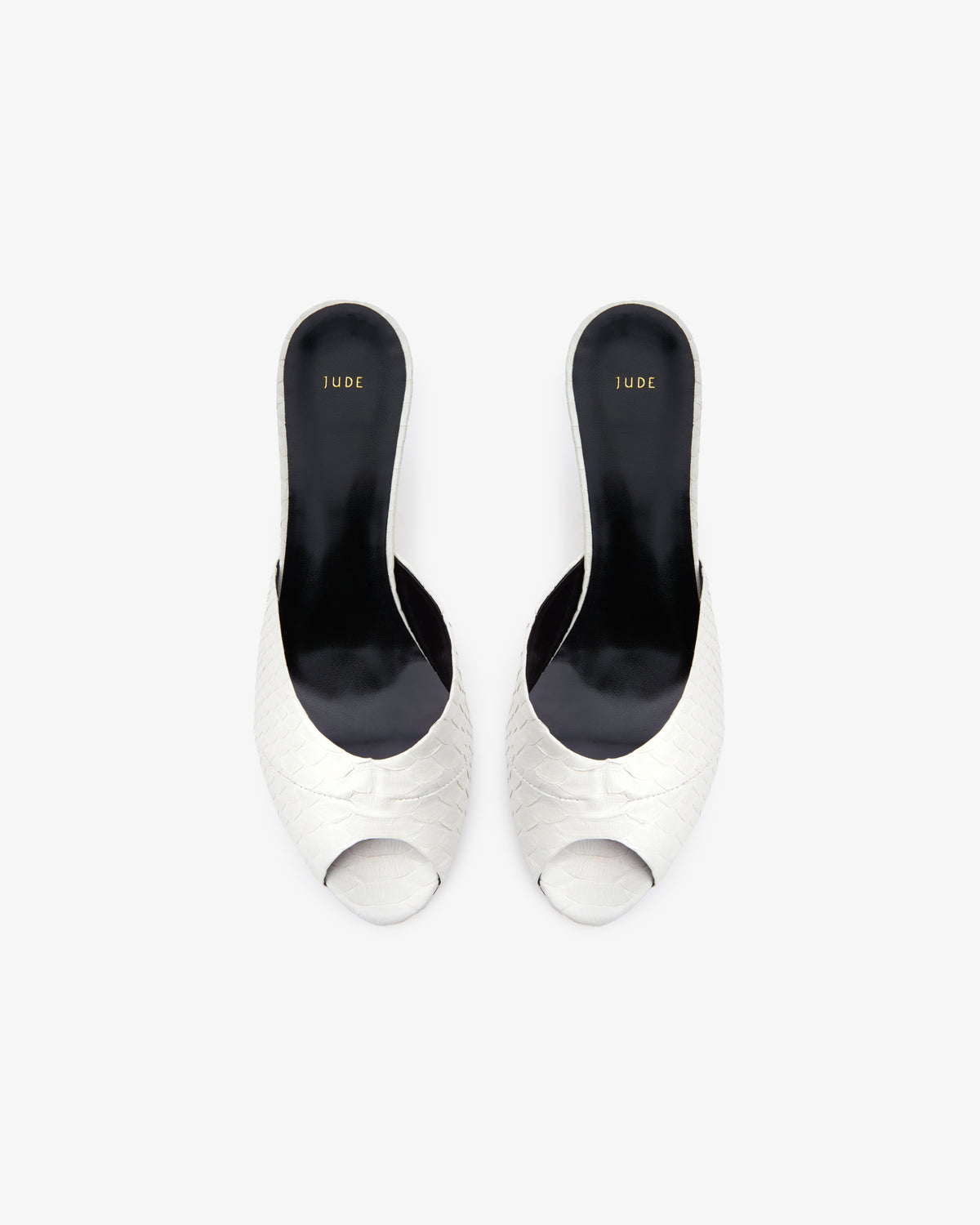 Cave Mule White Python Leather