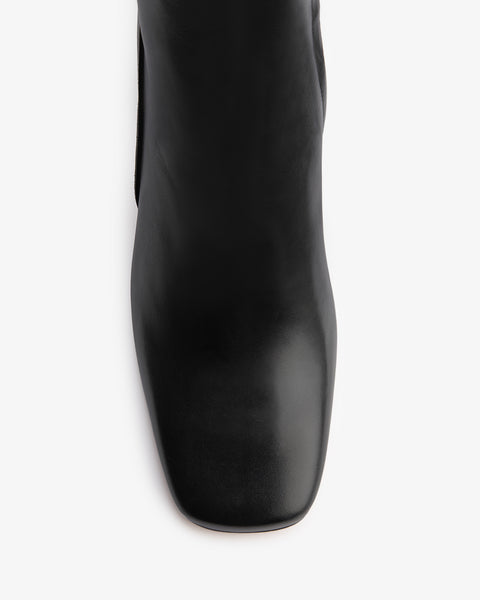 Clement Ankle Boot Black Nappa Leather