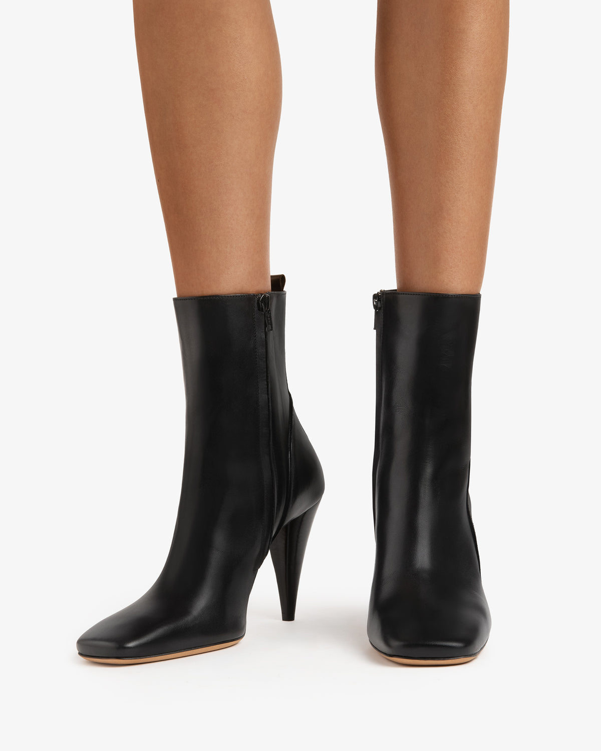 Clement Ankle Boot Black Nappa Leather