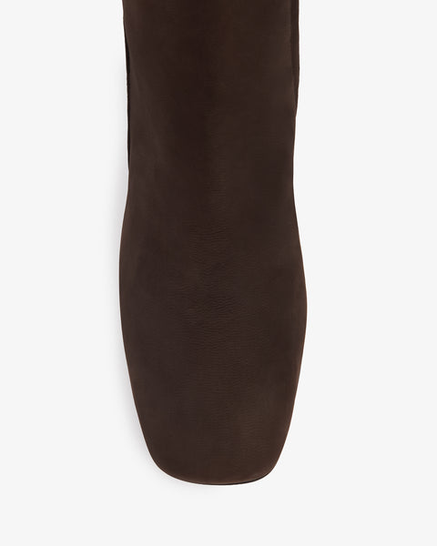 Clement Ankle Boot Brown Nubuck Leather