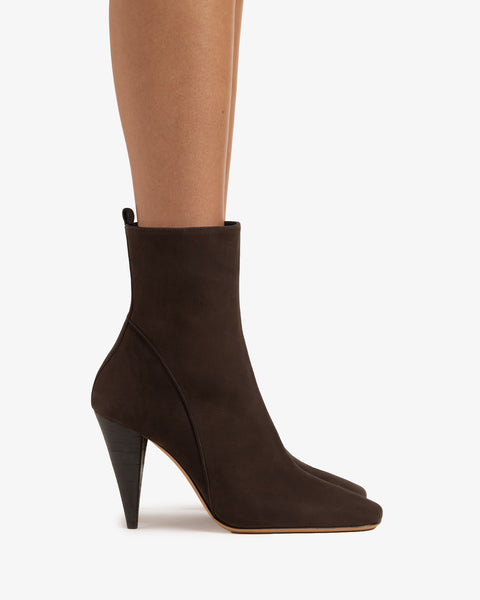 Clement Ankle Boot Brown Nubuck Leather