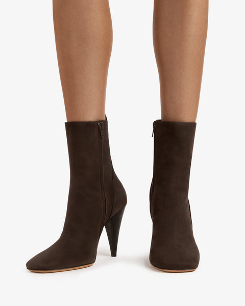 Clement Ankle Boot Brown Nubuck Leather