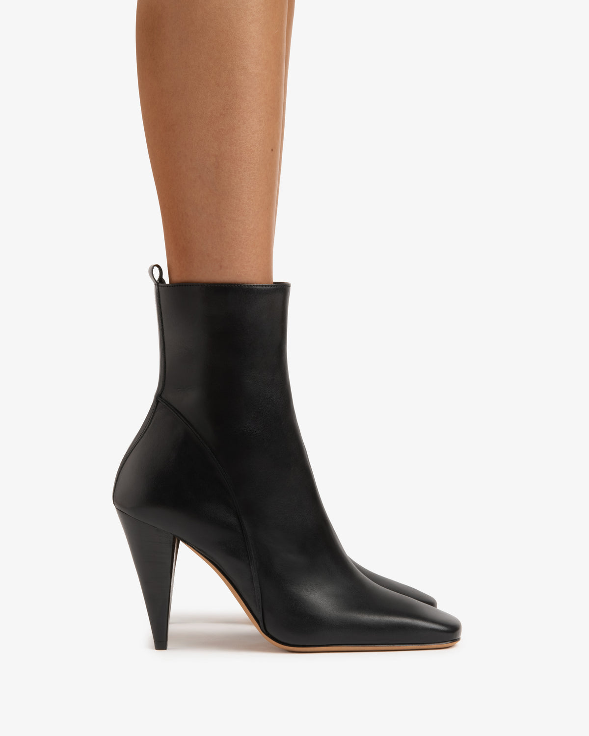 Clement Ankle Boot Black Nappa Leather