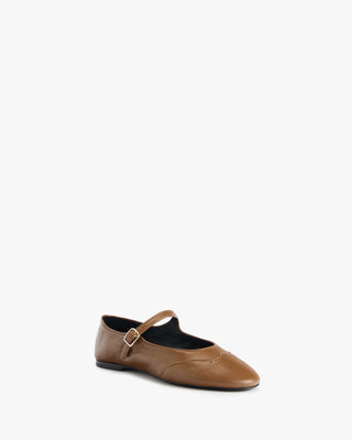 cowgirl ballerina in saddle brown leather - Second Image