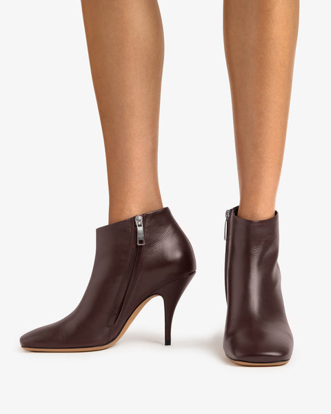 Credo Ankle Boot Barolo Creased Leather