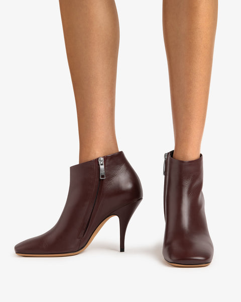 Credo Ankle Boot Barolo Creased Leather
