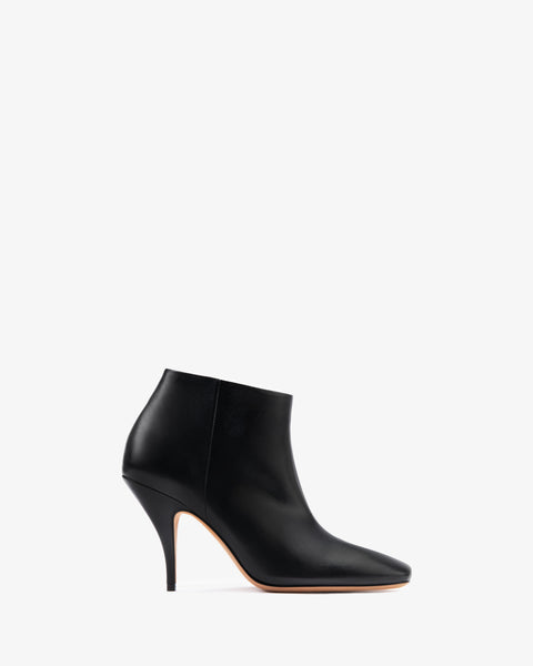 Credo Ankle Boot Black Creased Leather