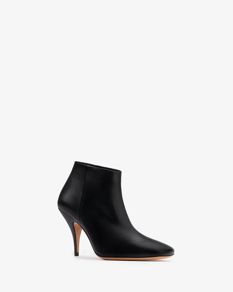 Credo Ankle Boot Black Creased Leather