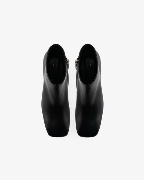 Credo Ankle Boot Black Creased Leather
