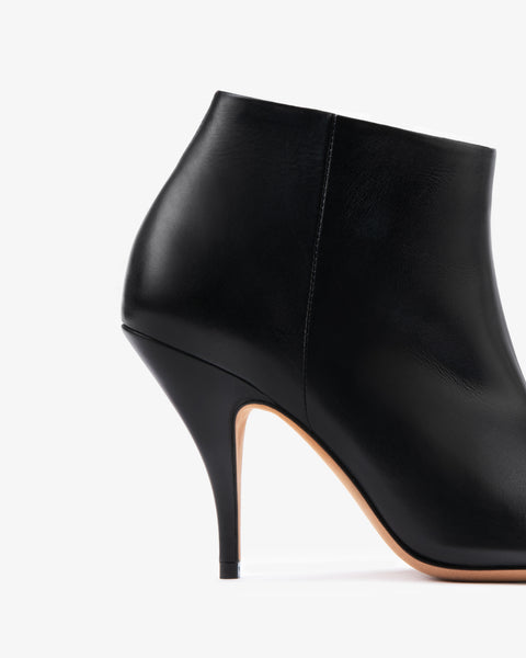 Credo Ankle Boot Black Creased Leather