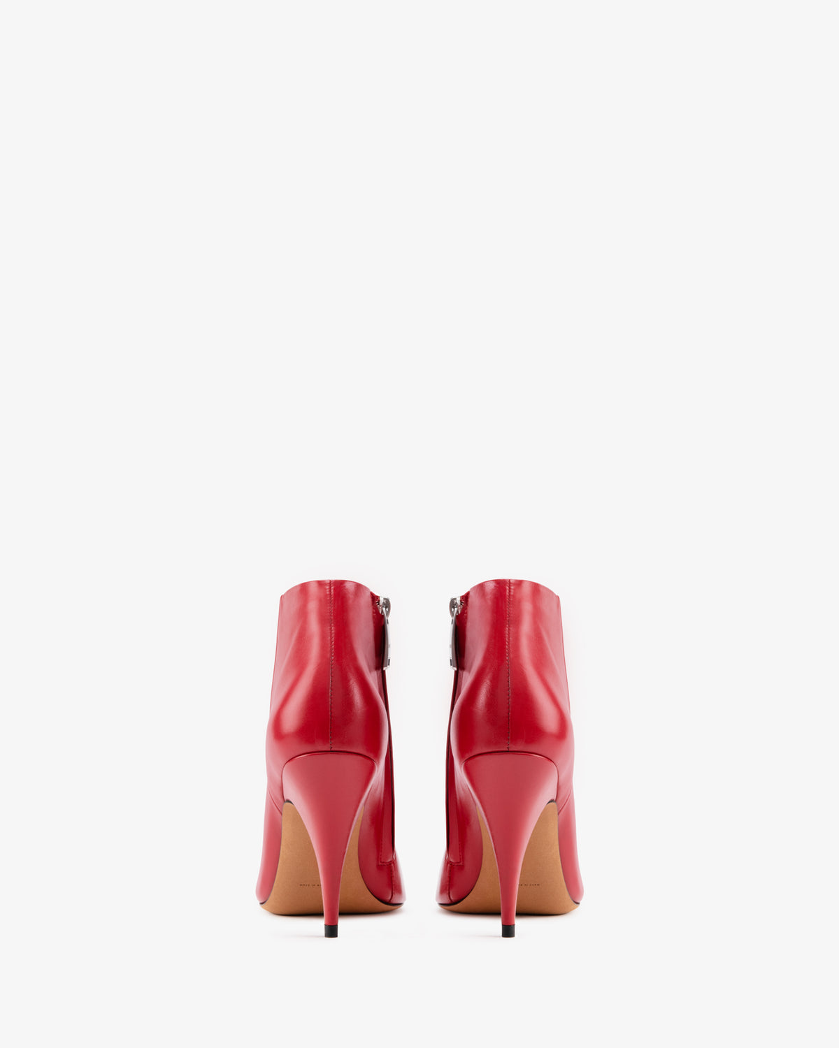 Credo Ankle Boot Red Creased Leather