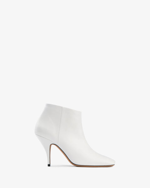 Credo Ankle Boot White Creased Leather